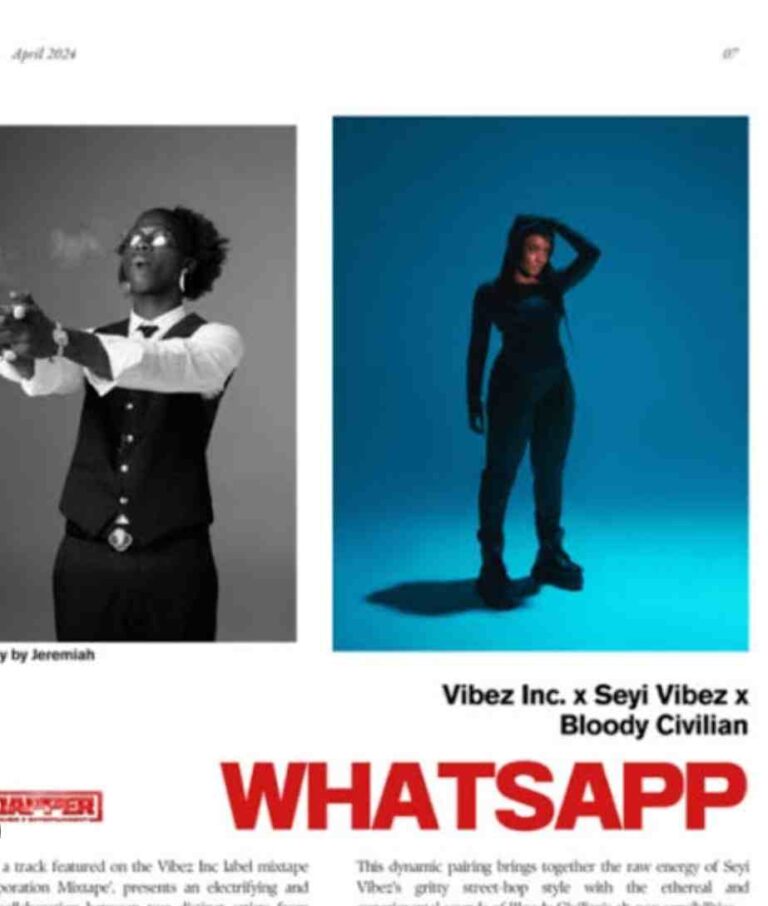 Vibez Inc – WhatsApp ft. Seyi Vibez & Bloody Civilian
